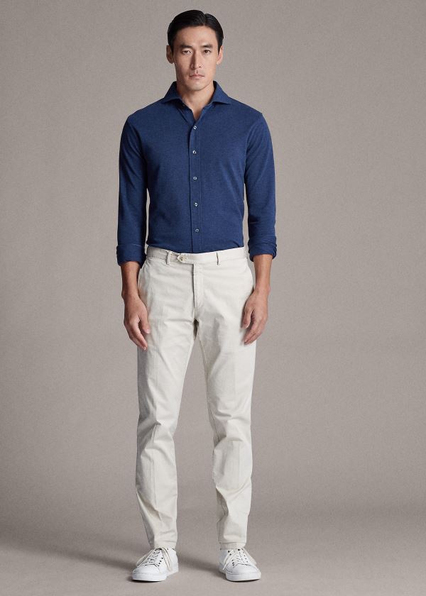 Men's Ralph Lauren Slim Fit Stretch Chino Pants | 149306NDB